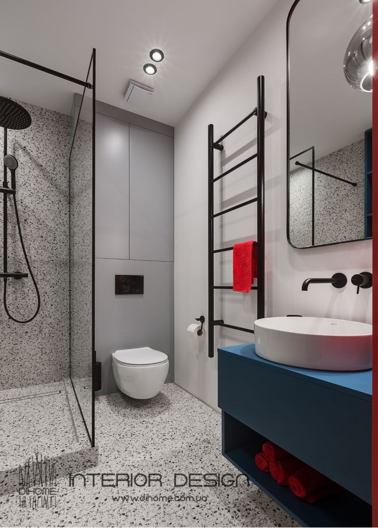 Фото інтер'єру: Інтер'єр ванної кімнати – BRIGHT MOOD – інтер'єр однокімнатної квартири 47 м2 – 2159