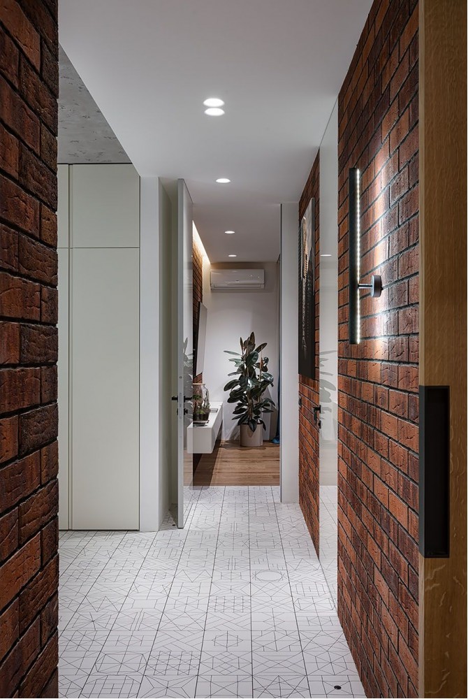 Фото: Дизайн коридора – URBAN LIGHT: квартира в стиле Лофт, 65 м2 – 2210