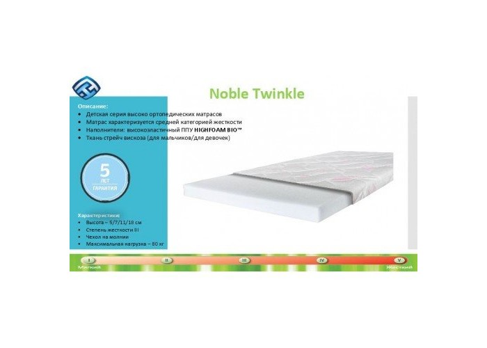 Дитячий матрац HighFoam Star H-50 4 Дитячий матрац HighFoam Star H-50 4 — замовити в PORTES.UA