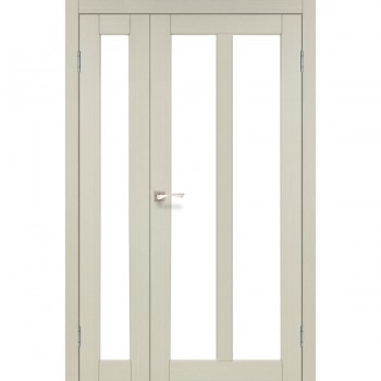 Двери белые со стеклом TORINO TR-04 Эш-вайт