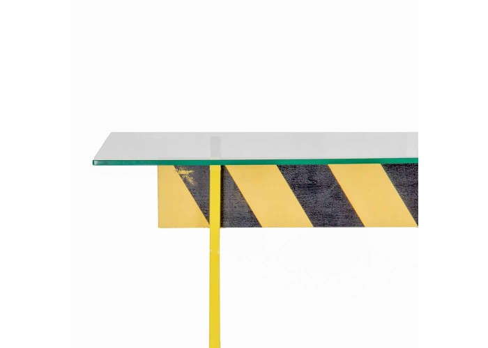  Стол Caution – стеклянный – индустриальный стиль  3 — купить в PORTES.UA