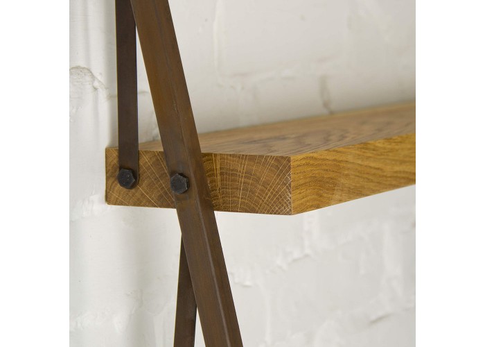  Стеллаж Slope – дизайнерский стеллаж из дерева и металла  2 — купить в PORTES.UA