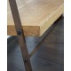 Стелаж Slope – дизайнерський стелаж з дерева та металу