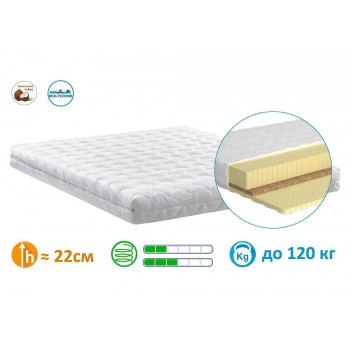 Матрас беспружинный MatroLuxe ЛАТЕКС ДУАЛ НОВЫЙ / LATEX DUAL NEW