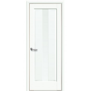 Білі міжкімнатні двері зі склом МАЕСТРА Прем'єра