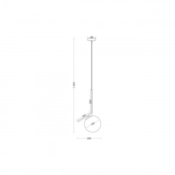 Підвіс Skarlat BL 1004-1P WH