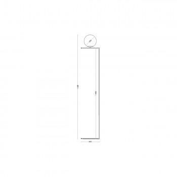 Торшер Skarlat BL 1501-1P BK