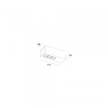 Точечный светильник Skarlat RSLC78037 3x5W BK 3000K