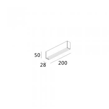 Точковий світильник Skarlat RSLC78074-4 4x1.5W BK 3000K