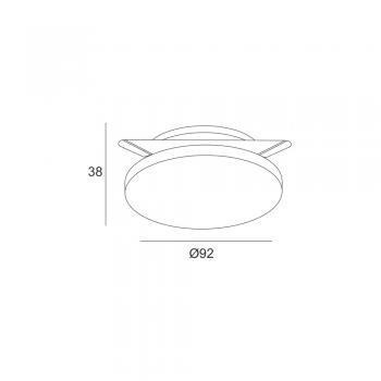 Точковий світильник Skarlat RDL74016-3,5 7W WH 4000K IP44