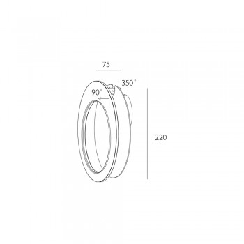 Настінний світильник Skarlat RWLB082 5W BK 4000K