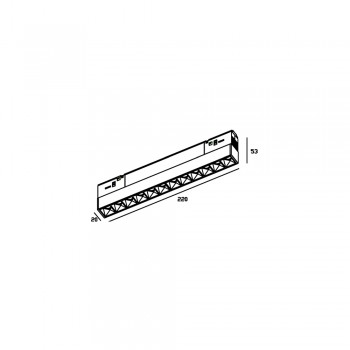 Skarlat RGD2002 12x1.5W BK 4000K