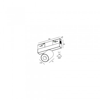 Skarlat RGD2016 3W BK 3000K