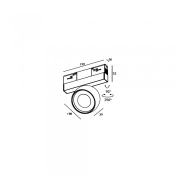 Skarlat RGD2020 12W BK+RGD 3000K