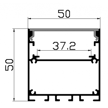 Алюминиевый профиль Skarlat LED PXG-5050-M