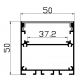 Алюминиевый профиль Skarlat LED PXG-5050-M