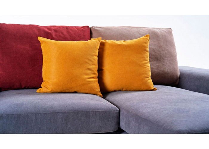  М'який кутовий диван з подушками.  10 — замовити в PORTES.UA