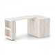 Ліжко-трансформер + Письмовий стіл + Тумба + Комод Sirim-C1 (4 в 1) / (Дуб крафт білий)