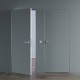 Межкомнатная дверь скрытого монтажа Smart Invisible с белым торцом ПВХ (Размер 620/720/820мм)