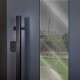 Вхідні двері з терморозривом 496 Ufo Black (Колір RAL 7016 + вулична плівка Vinorit біла) комплектація Cottage (KT1)