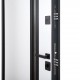 Вхідні двері 506 Nordi Glass (Порошкова фарба по металу Ral 7021Т + вулична плівка Vinorit білий) комплектація Defender (KTM)