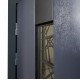 Входная дверь с терморазрывом Olimpia Glass LP-3 (Цвет Антрацит + уличная пленка Vinorit) комплектация Bionica 2