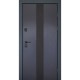 Входная дверь с терморазрывом Olimpia LP-3 (Цвет Антрацит + уличная пленка Vinorit) комплектация Bionica 2