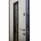 Входная дверь 408 Solid Glass (Порошковая краска по металлу Ral 7021Т + уличная пленка Vinorit дуб полярный) комплектация Defender (KTM)