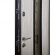 Входная дверь 408 Solid Glass (Порошковая краска по металлу Ral 8019Т + уличная пленка Vinorit дуб полярный) комплектация Defender (KTM)