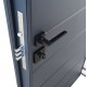 Вхідні двері 76 Solid (антрацит) комплектація Defender (KTM)