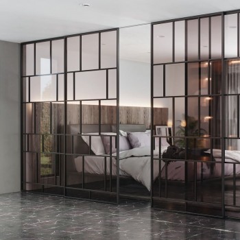 Скляна перегородка лофт Geometry