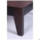 Кресло Квадро на деревянном каркасе (Н250) орех темный 670*670*850Н Сидней 19