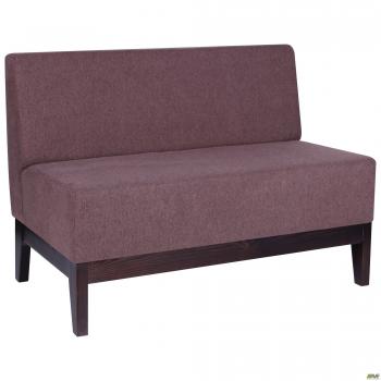 Диван Квадро на деревянном каркасе (Н250) орех темный 1200*670*850Н Сидней 19