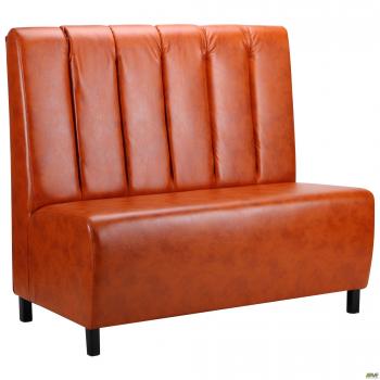 Диван Гранд на ніжках (100Н) венге 1200*670*1100Н Мадрас коньяк