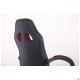 Крісло Shift Неаполь N-20/Сітка чорна, вставки Сітка бордова