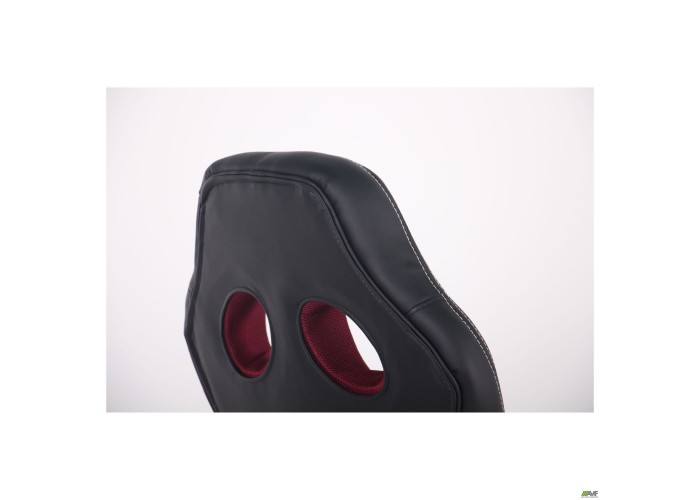  Крісло Shift Неаполь N-20/Сітка чорна, вставки Сітка бордова  15 — замовити в PORTES.UA