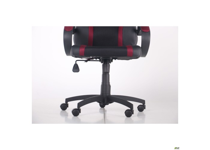  Крісло Shift Неаполь N-20/Сітка чорна, вставки Сітка бордова  17 — замовити в PORTES.UA