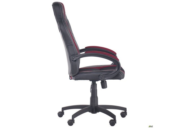  Крісло Shift Неаполь N-20/Сітка чорна, вставки Сітка бордова  4 — замовити в PORTES.UA