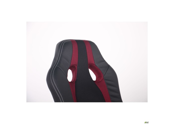  Крісло Shift Неаполь N-20/Сітка чорна, вставки Сітка бордова  9 — замовити в PORTES.UA