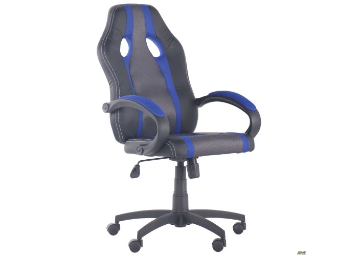  Кресло Shift Неаполь N-20/Сетка серая, вставки Сетка синяя  1 — купить в PORTES.UA