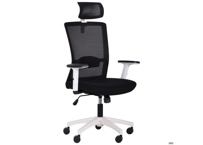  Кресло Uran White HR сиденье Сидней-07/спинка Сетка HY-100 черная  1 — купить в PORTES.UA