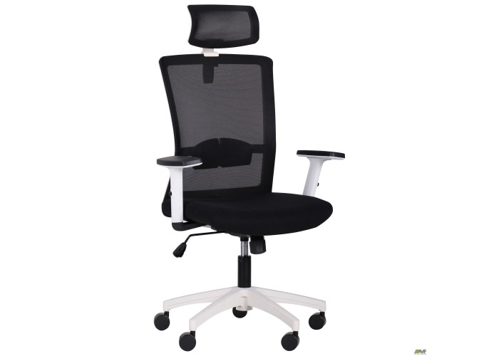  Кресло Uran White HR сиденье Сидней-07/спинка Сетка HY-100 черная  2 — купить в PORTES.UA