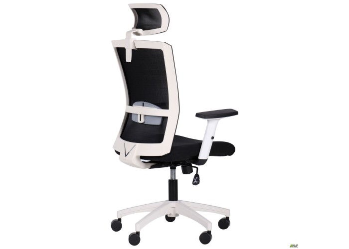  Кресло Uran White HR сиденье Сидней-07/спинка Сетка HY-100 черная  5 — купить в PORTES.UA