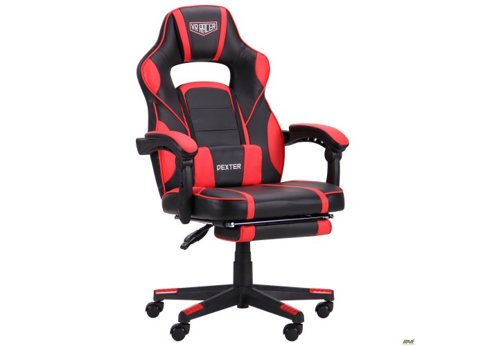  Кресло VR Racer Dexter Webster черный/красный  2 — купить в PORTES.UA
