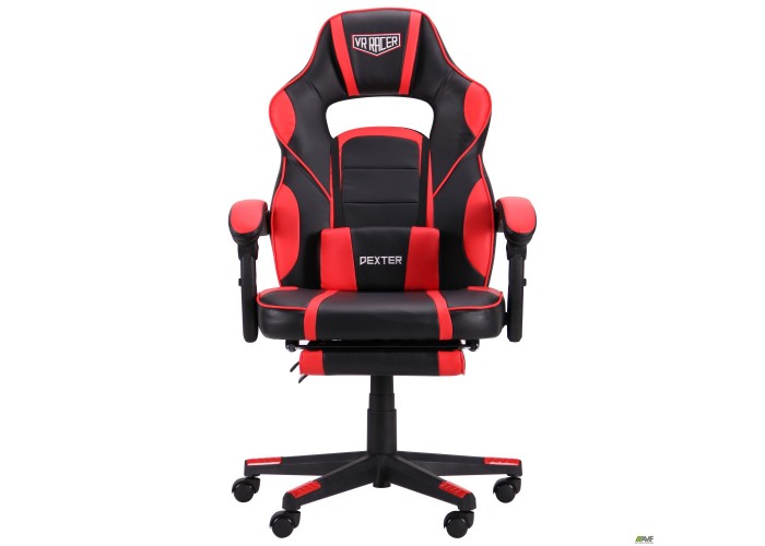  Кресло VR Racer Dexter Webster черный/красный  3 — купить в PORTES.UA