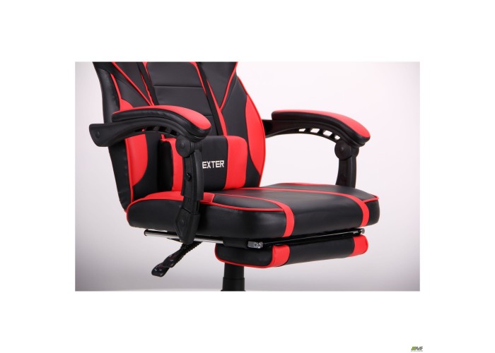  Кресло VR Racer Dexter Webster черный/красный  10 — купить в PORTES.UA