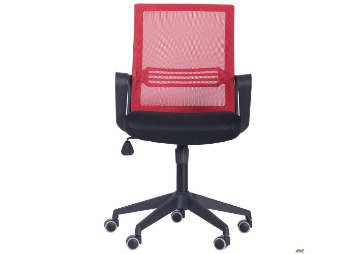  Кресло Джун сиденье Сетка черная/спинка Сетка красная  3 — купить в PORTES.UA