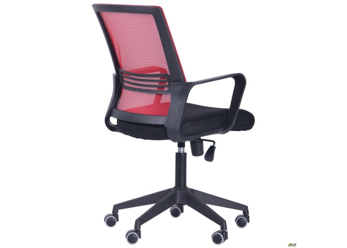  Кресло Джун сиденье Сетка черная/спинка Сетка красная  5 — купить в PORTES.UA