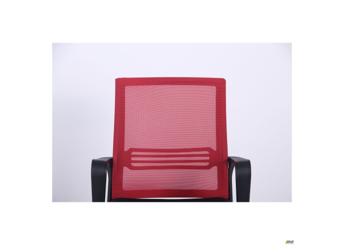  Кресло Джун сиденье Сетка черная/спинка Сетка красная  6 — купить в PORTES.UA