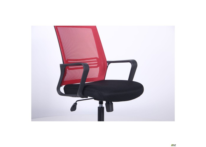  Кресло Джун сиденье Сетка черная/спинка Сетка красная  7 — купить в PORTES.UA
